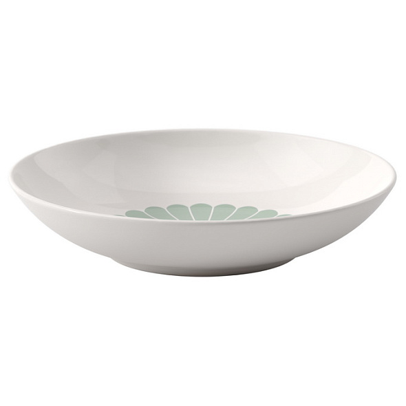 Тарелка глубокая для пасты Fleur Vert 24 см
