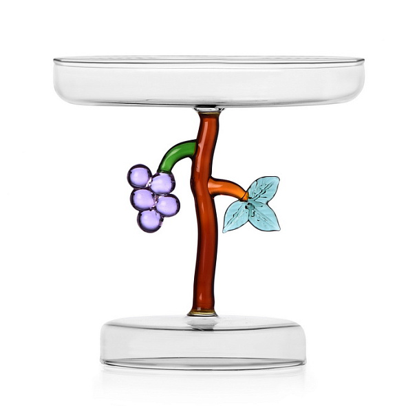 Блюдо на ножке "Виноград" Fruits & Flowers 14 см