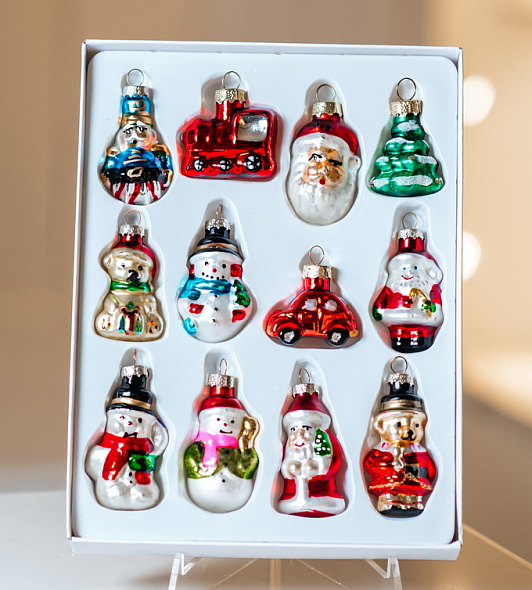 Набор елочных игрушек Nostalgia Gisela Graham, 12 шт