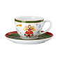 Чашка для эспрессо с блюдцем Happy Wintertime 100 мл