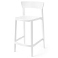 Стул полубарный Calligaris Skin CS1843, Optic White