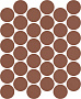 Мозаика керамогранитная Italon Eternum 26,2х30,2 Naturale, Coral, 9 мм