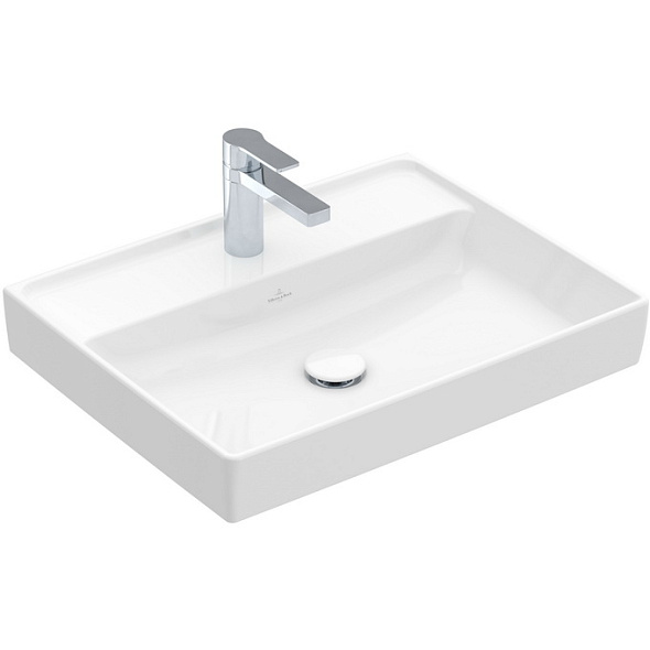 Раковина подвесная Villeroy & Boch Collaro 60х47, CeramicPlus, 4A3361R1, из TitanCeram
