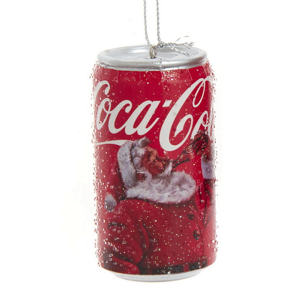 Елочная игрушка "Баночка Coca-Cola Classic" 10 см
