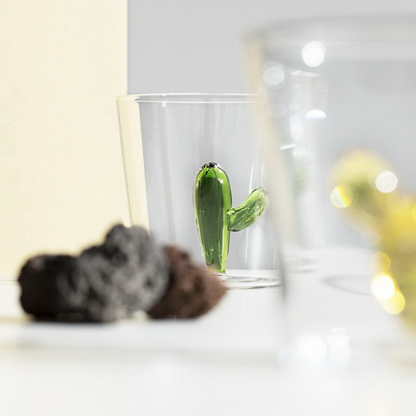 Стакан Desert Plants 350 мл, зеленый