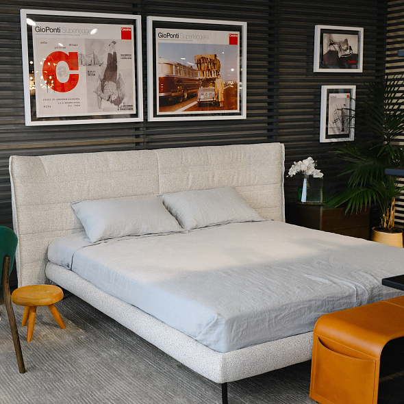 Кровать Calligaris Monbed 180х200 CS6207, Sand, с матрасной основой