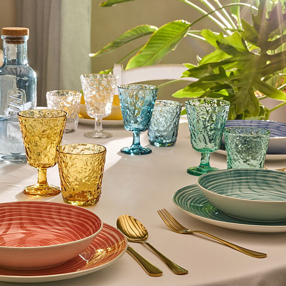 Стакан Glass Elsa 270 мл, бирюзовый