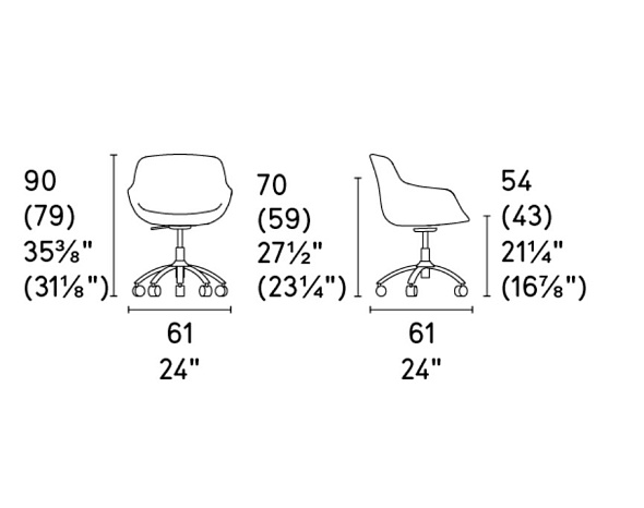 Кресло офисное Calligaris Igloo