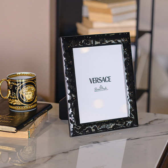 Рамка для фотографий Versace Frames 20х25 см, декор VHF13 черный