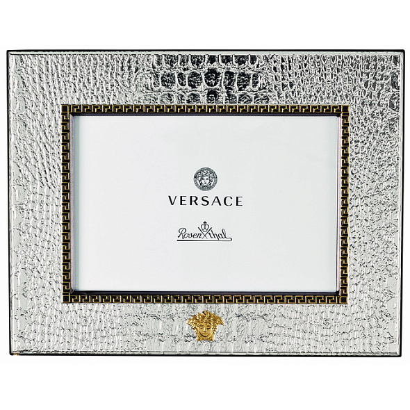 Рамка для фотографий Versace Frames 10х15 см, декор серебро VHF3