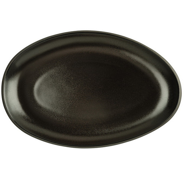 Блюдо овальное Junto Slate Grey 25 см