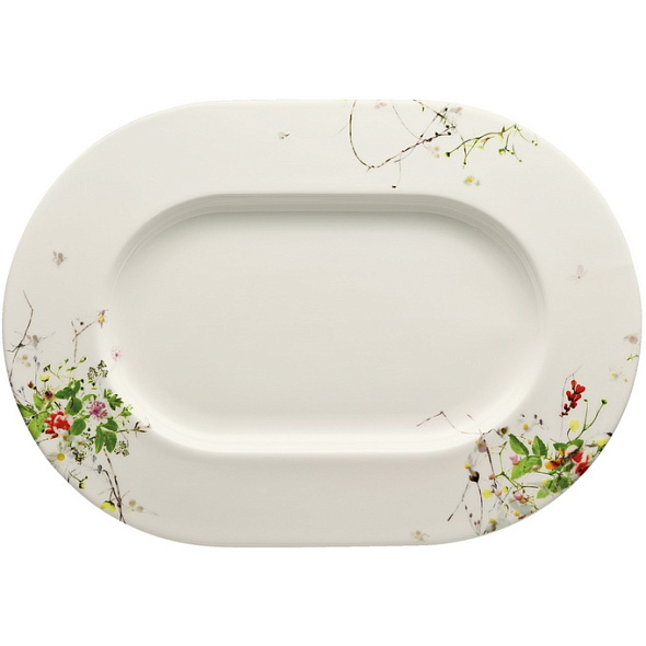 Блюдо сервировочное овальное Brillance Fleurs Sauvages 34 см