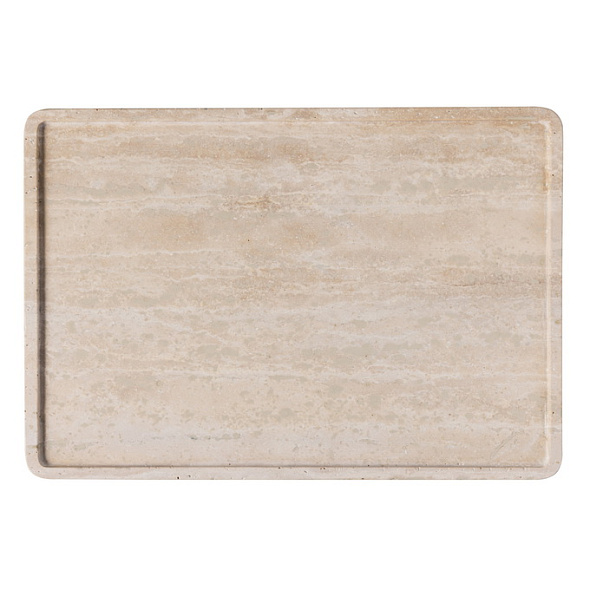 Блюдо сервировочное Manufacture Travertine 40,5х28 см