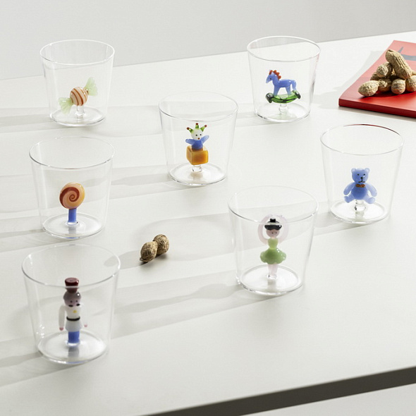 Стакан "Розовый леденец" Schiaccianoci 350 мл