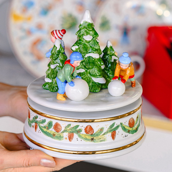 Шкатулка музыкальная Christmas games 16 см (лимит. издание)