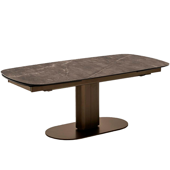Стол Calligaris Cameo 200(296)х100, Calacatta Black Marble