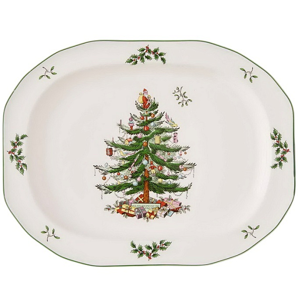 Блюдо овальное Christmas Tree 35 см