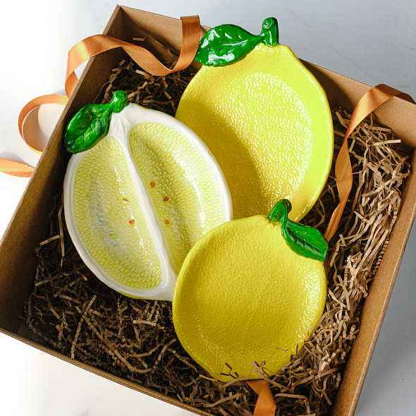 Блюдо малое Lemon Garden 21х16 см