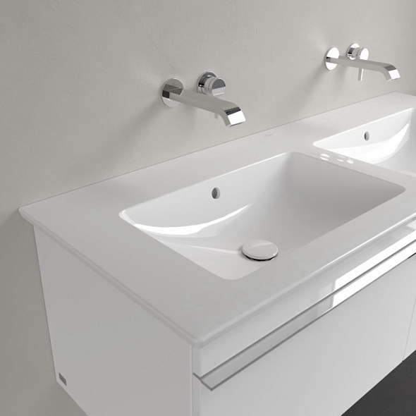 Раковина подвесная Villeroy & Boch Venticello 130х50, CeramicPlus, 4111DJR1
