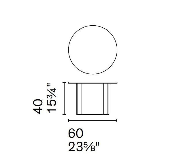 Стол журнальный Calligaris Lagune 60х60 CS5148, Color Leather