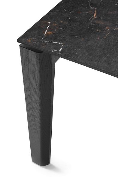 Стол Calligaris Dogma 160(220)х90, Calacatta Black