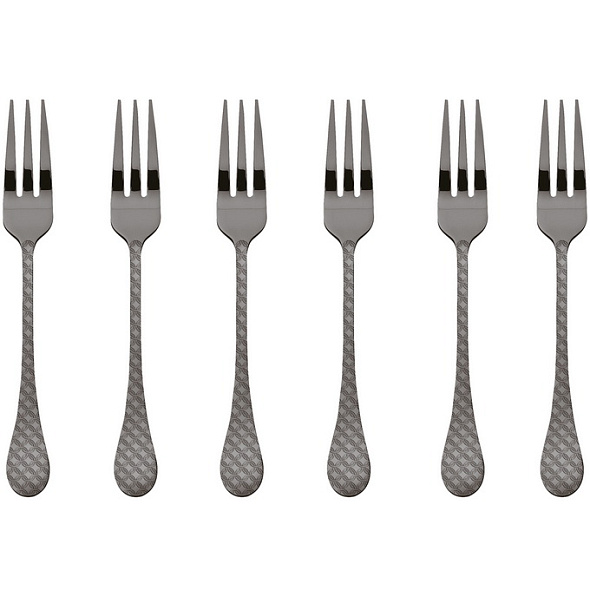 Набор вилок десертных Taormina 2Black, 6 шт