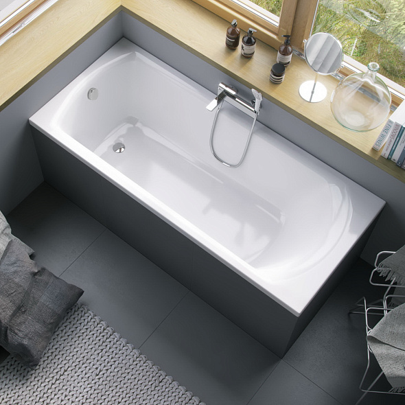 Ванна акриловая Excellent Lamia Slim 150x75, с ножками