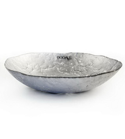 Чаша Silver Leaf 27 см, цвет серебро