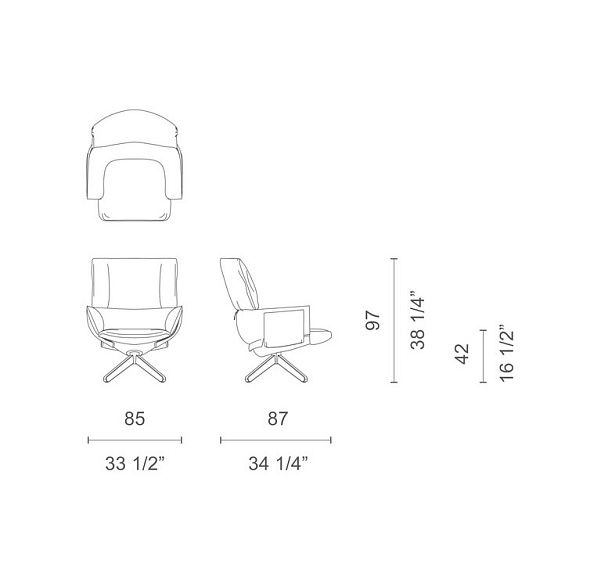Кресло Cappellini Lud'o Lounge