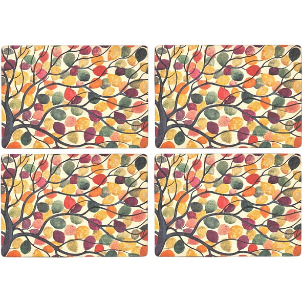 Набор подставок под тарелку Dancing Branches 29,8х40,1 см, 4 шт