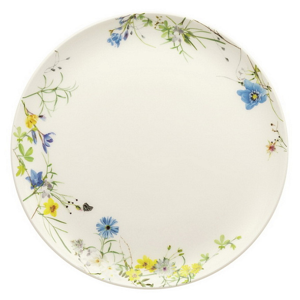 Тарелка салатная Brillance Fleurs des Alpes 21 см