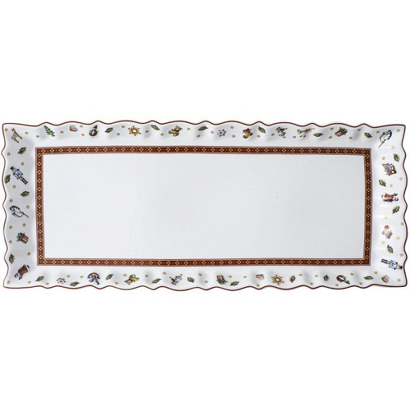 Блюдо для торта прямоугольное Toy’s Delight 39х16 см