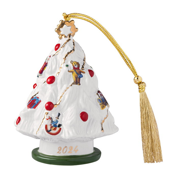 Елочная игрушка "Новогодняя ель" Christmas Classics 10 см