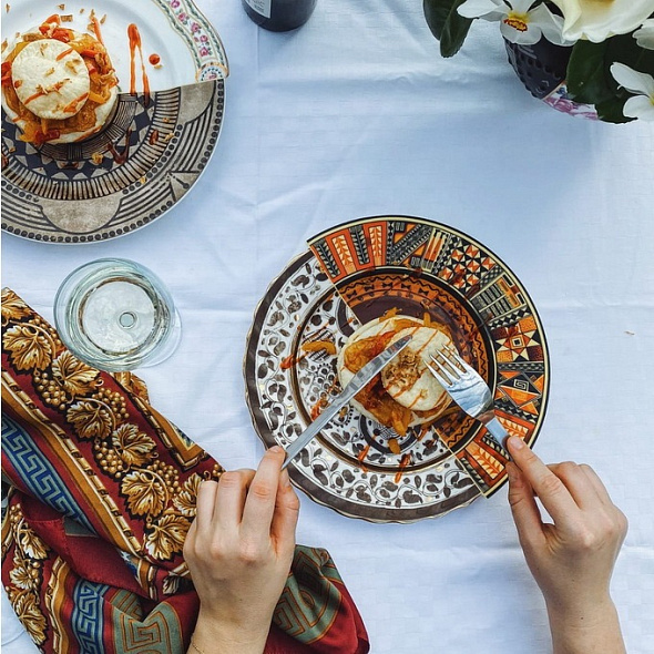 Тарелка столовая Mitla Hybrid 27,5 см