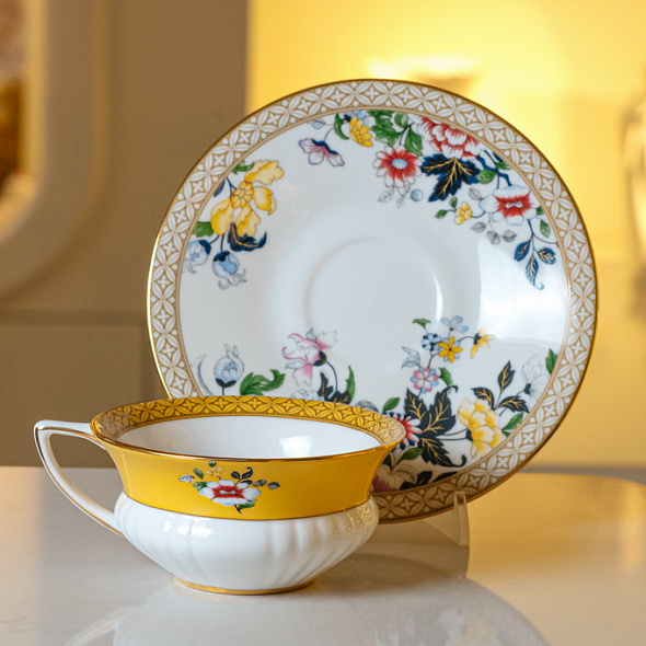 Чашка чайная с блюдцем Primrose 150 мл