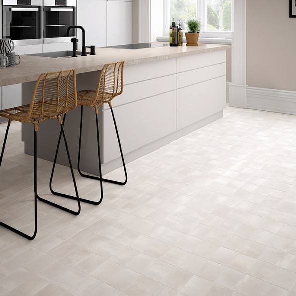 Керамогранит Equipe Miyako 10х15, Chalk White, 7,8 мм