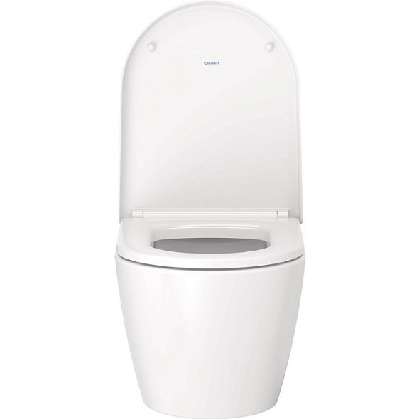 Унитаз подвесной Duravit ME by Starck 57х37, WonderGliss, 45290900A11, с сиденьем