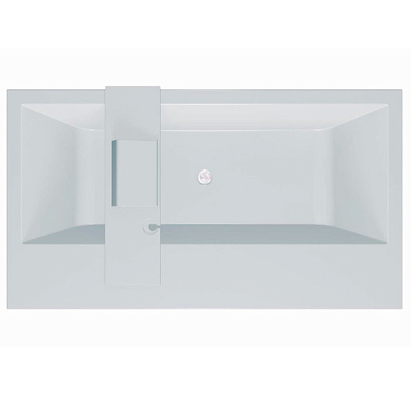 Ванна Kolpa-San Copelia Lux FS 180x100, из каменной массы Kerrock, с полками, белая
