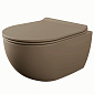 Унитаз подвесной Flaminia App 48х36 AP119GFAN, compact, GoClean, с сиденьем, Fango