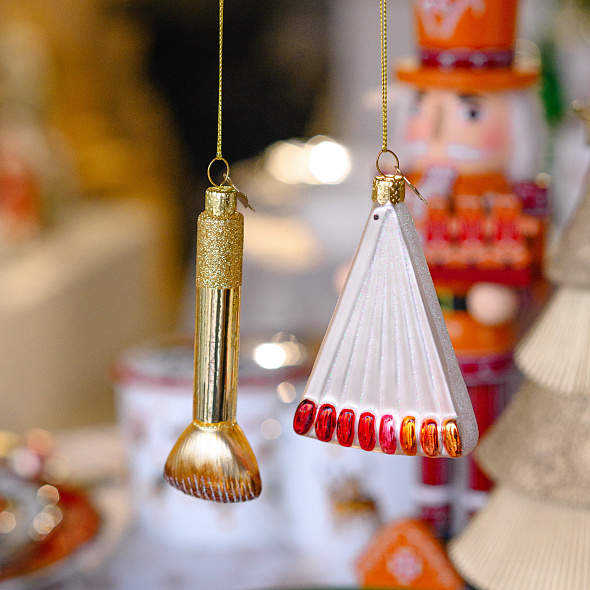 Елочная игрушка "Палитра лаков" 10,5 см