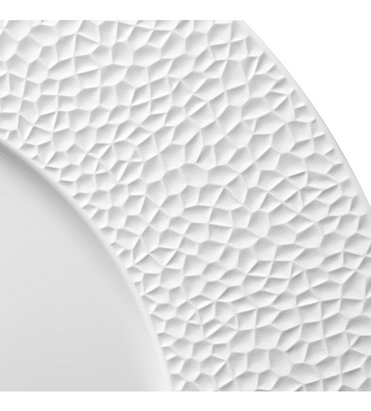 Тарелка столовая Collection L Fragments Blanc 28 см