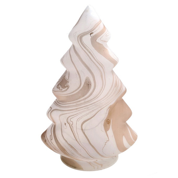 Фигурка с подсветкой "Елка" 19 см, цвет золото