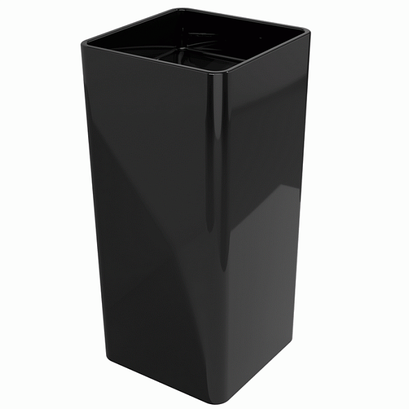 Раковина Flaminia Monowash 40х40, напольная, с донным клапаном, черная