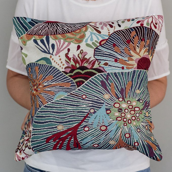 Чехол для подушки декоративной Sea Flowers 40x40 см