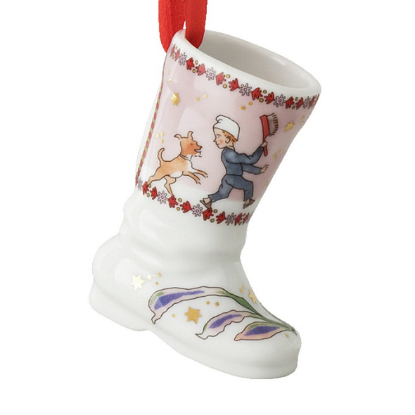 Елочная игрушка Hutschenreuther Christmas feast "Сапожок. Трубочист" 7 см