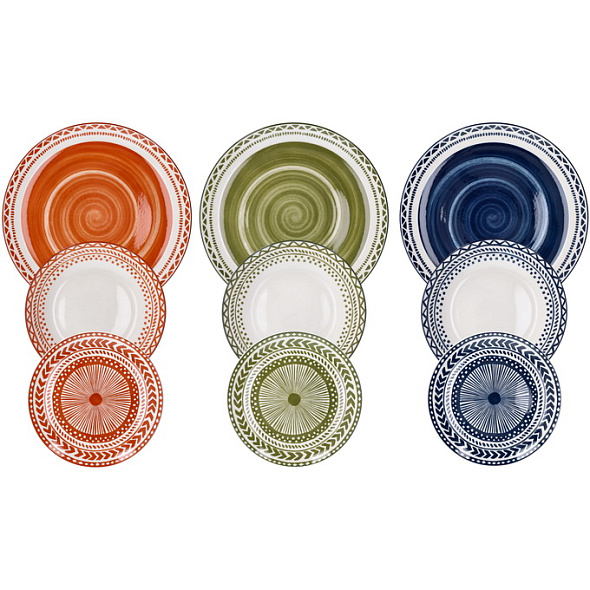 Набор посуды на 6 персон Madison Hakuna, 18 предметов