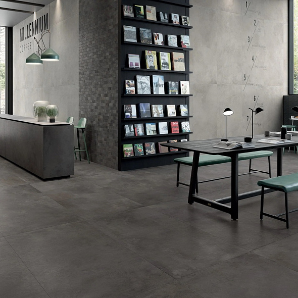 Керамогранит Italon Millennium 120х120 Naturale, Black, 9 мм