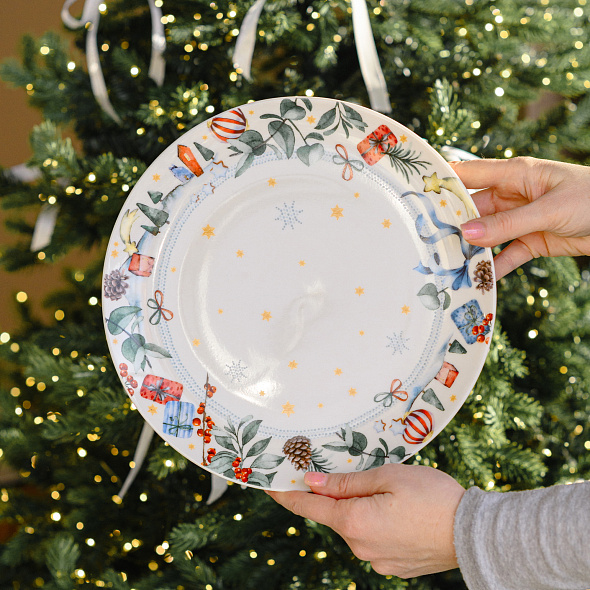 Блюдо для выпечки Christmas songs 28 см