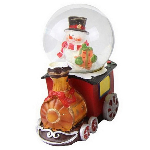 Снежный шар мини "Снеговик" 7х6 см