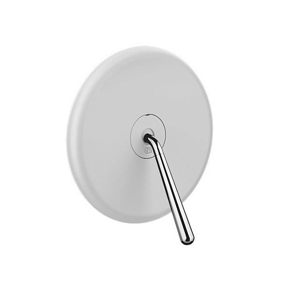 Внешняя часть Gessi Goccia 33744.279 смесителя для душа, белый матовый